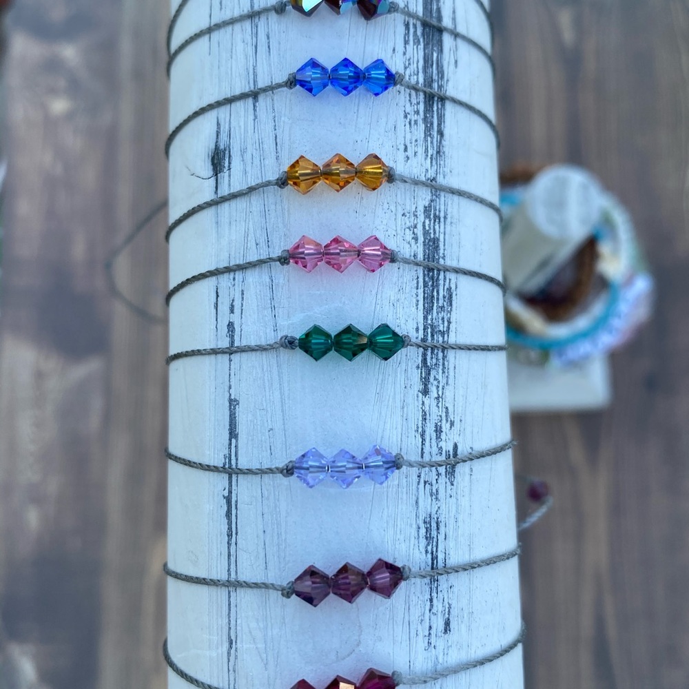 Birthstone bracelets
